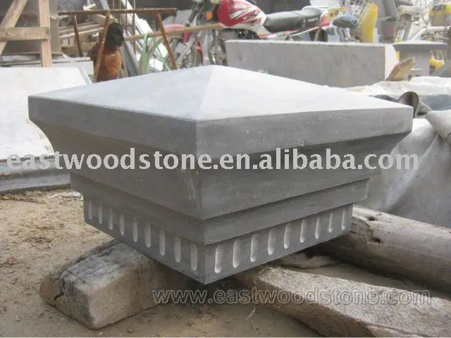 Колпачки для столбов из голубого камня