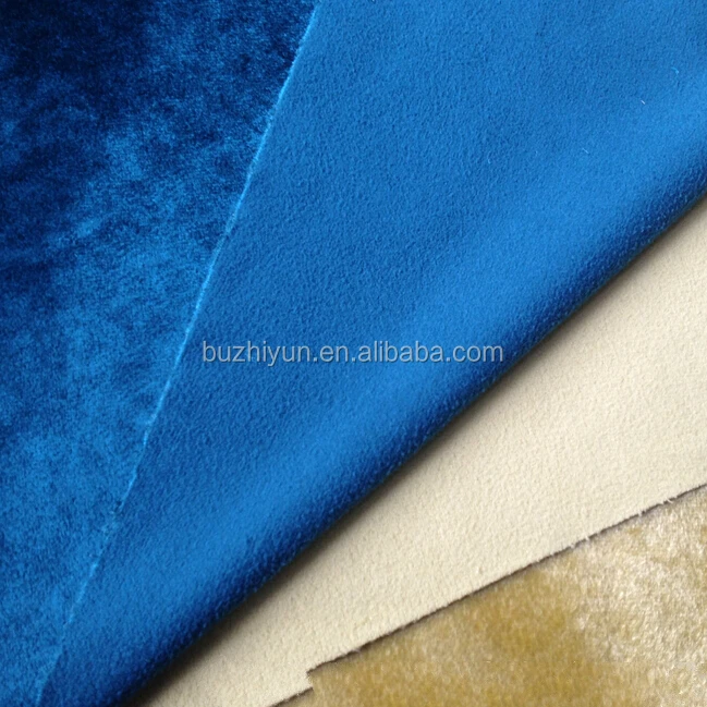 100% polyester double side velboa minky fabric