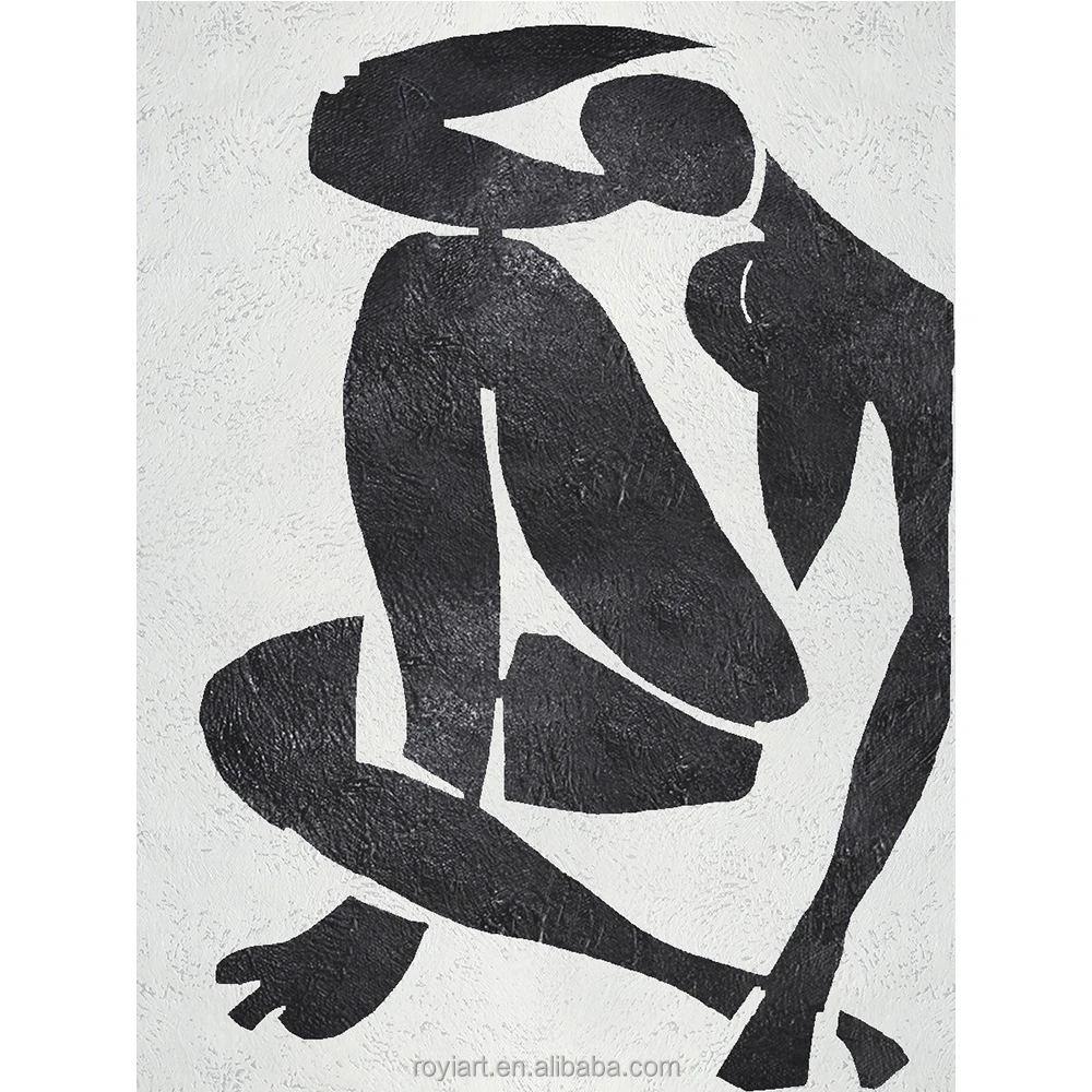 Creative Hand Work Designs Man Pictures Home Decoration Oil Painting on Canvas