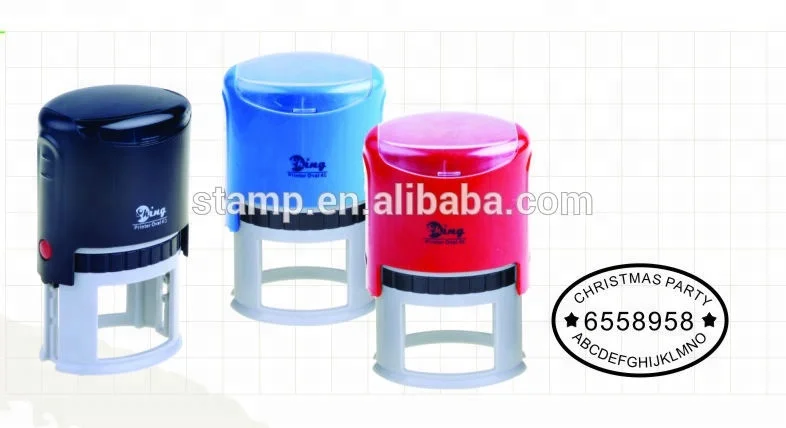 2023 Office Use and Plastic POM,ABS ,Plastic Material and Decoration Use Self-inking Stamp with Pull-out Sheet Self Inking Stamp