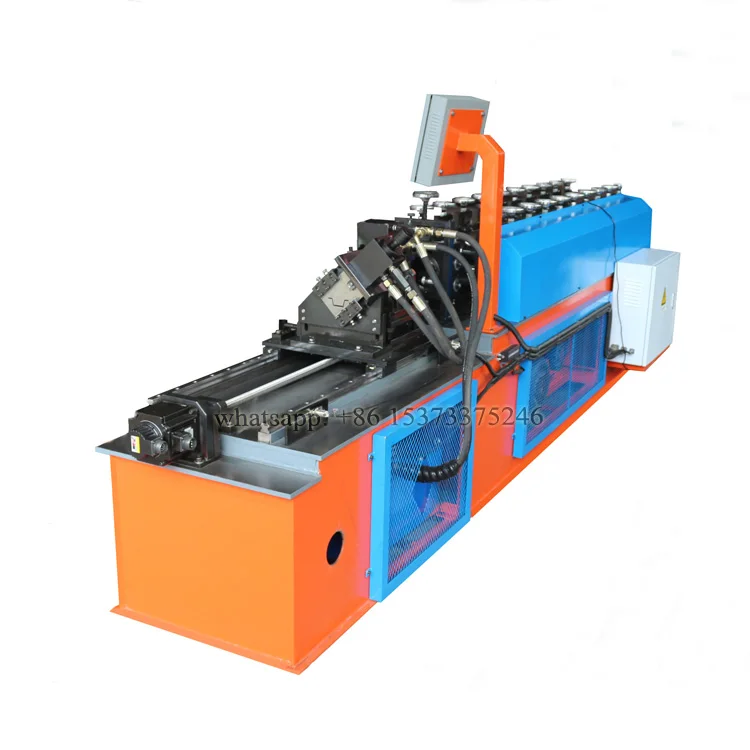 Hydraulic stud track and truss roll forming machine with innovative cutting tool