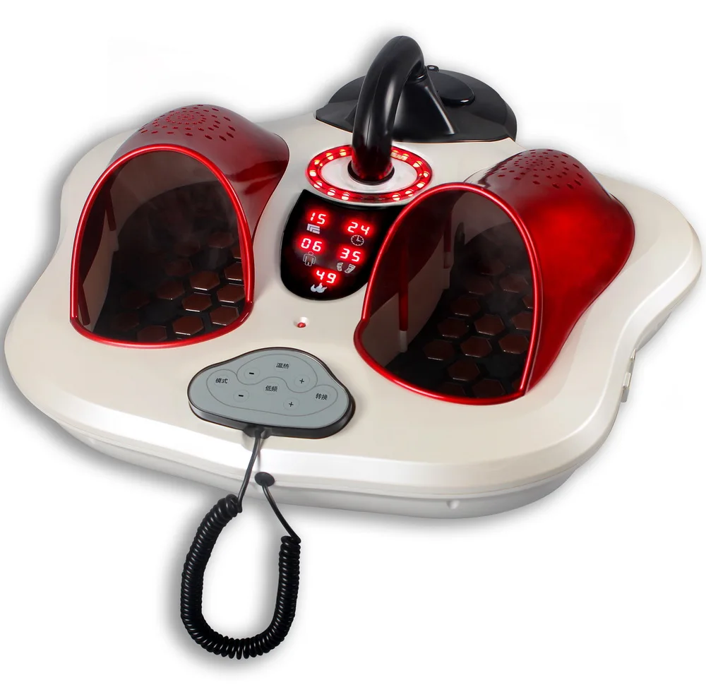 Relaxing and comfortable quantum foot water massager with heating