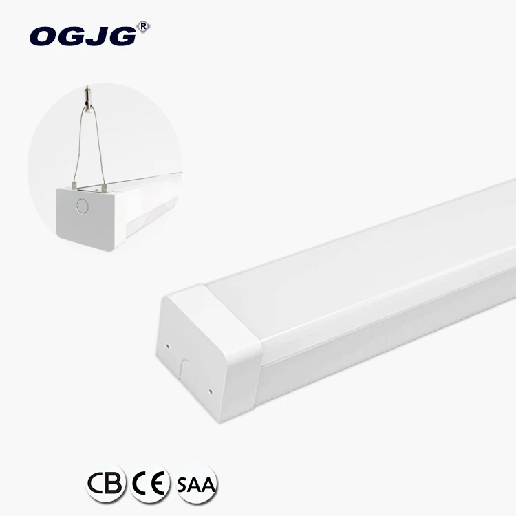 20 Вт 40 Вт 50 Вт 60 Вт 80 Вт датчик движения тротуар линейного освещения современный заменить T8 полицейский участок на потолке светодиодный свет софитов