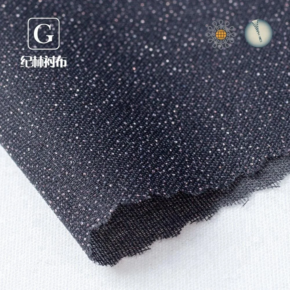 100 polyester lining fabric woven fusible cheap adhesive lining fabric collar interlining