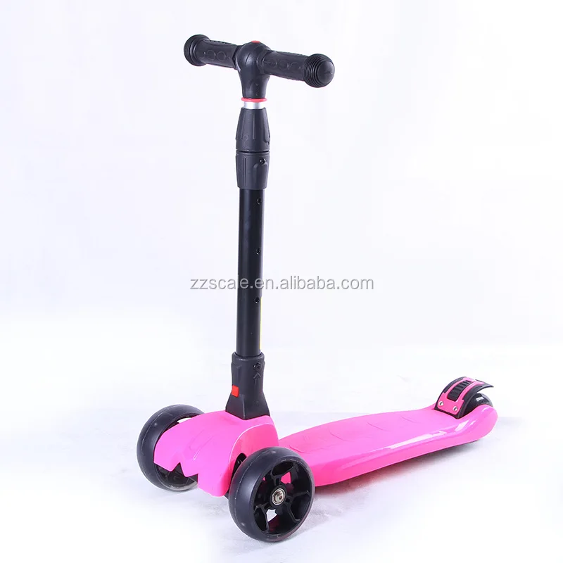 Folding Kick Scooter 4 Wheels Outdoor Kids Ride Sport Exercise Scoote
