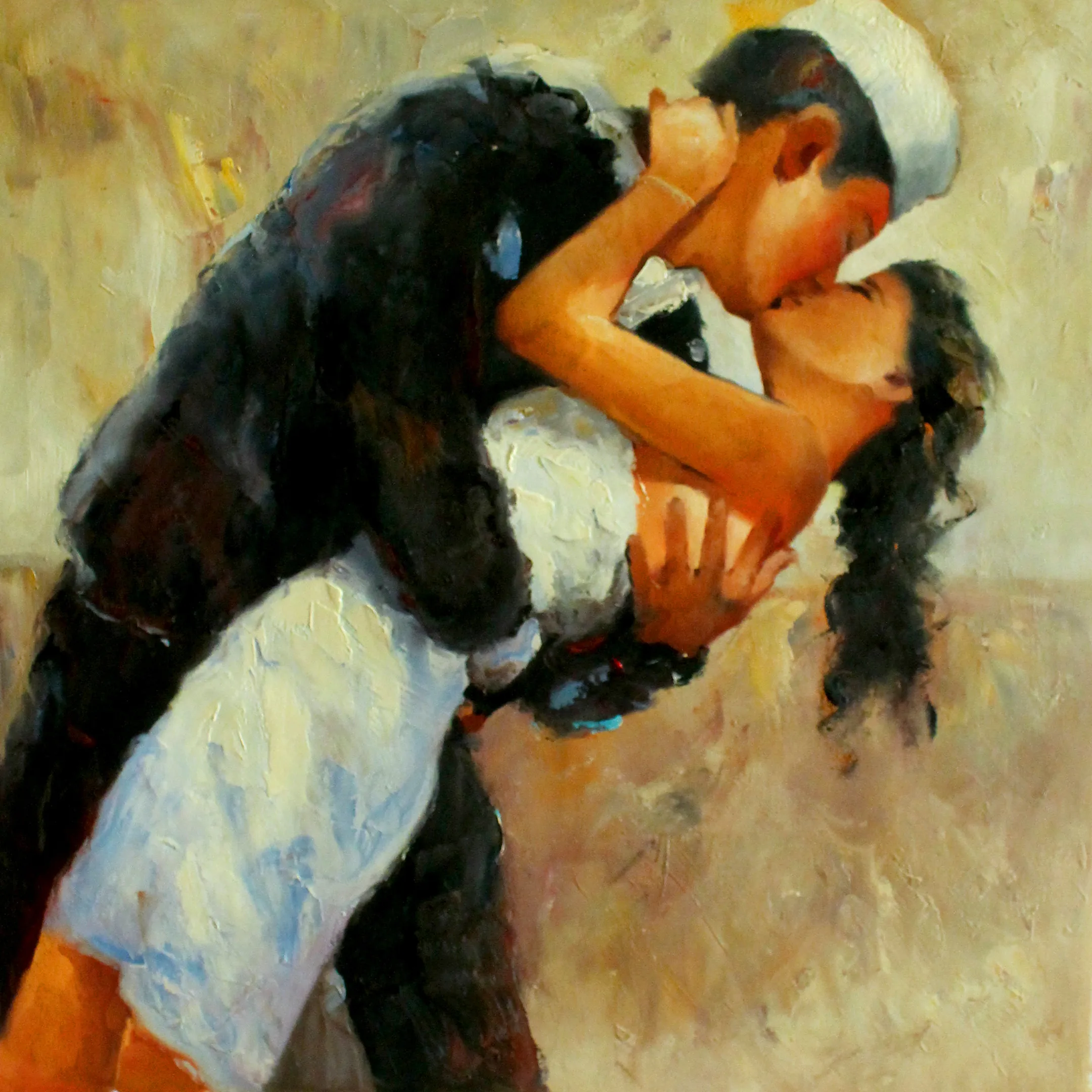 Abstract canvas wall met art china supplies handmade oil painting