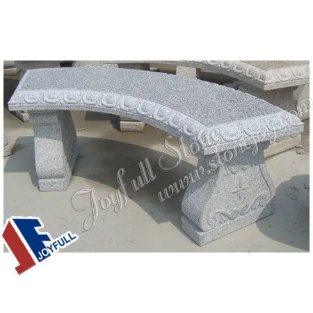 
Natural Basalt Stone Bench Garden stone bench 