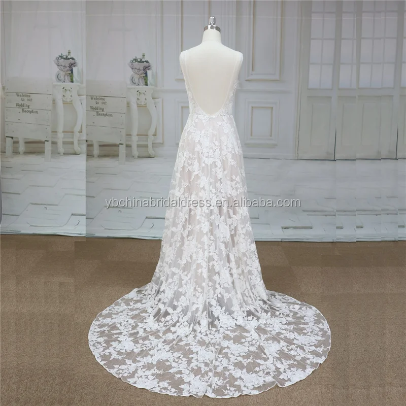Import lacewith 100% cotton simple buy elegant style sexy wedding dresses supplier