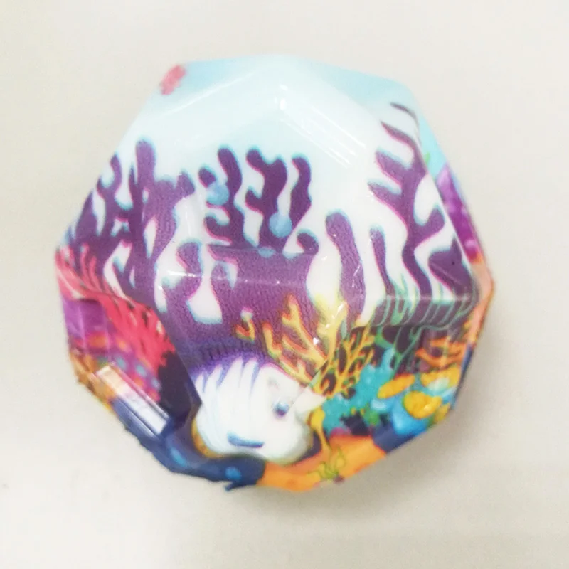 Full printing PU foam anti stress super high bouncing ball