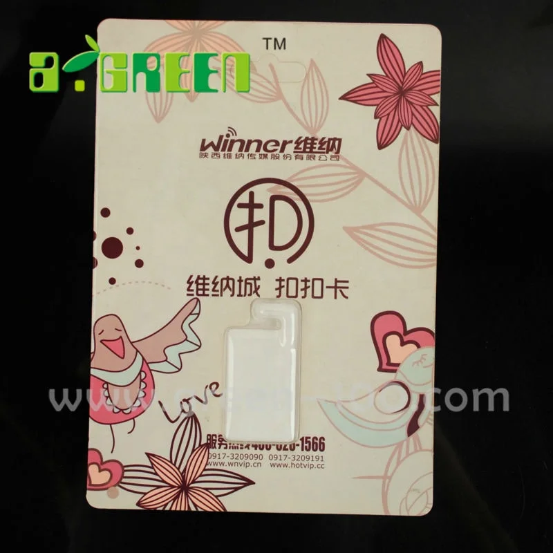 Оптовая продажа бумажных карт с блистерной упаковкой для карт памяти Micro SD