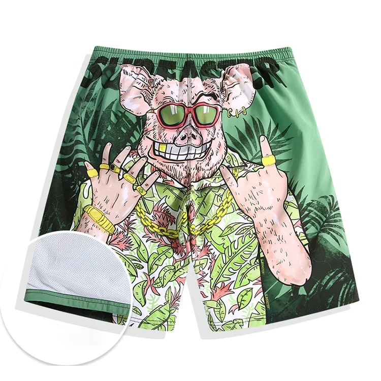 Inflatable Swim Shorts, Printed Swim Shorts, Custom Swim Shorts Men