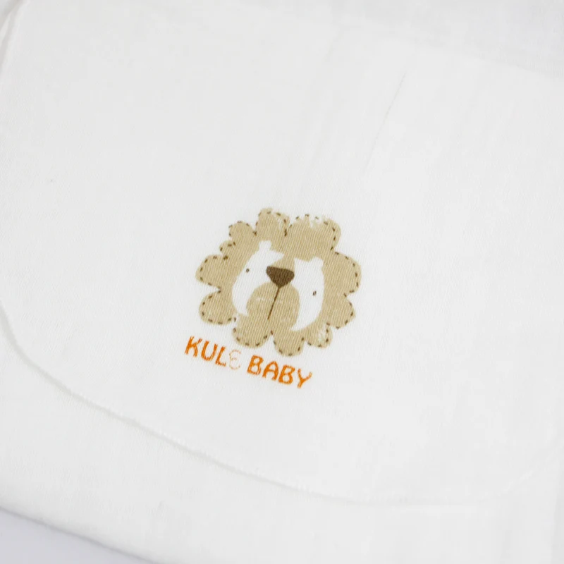 
100% organic cotton muslin fabric baby infant toddler back sweat towel 