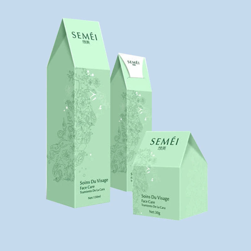 2016 Настроить цвет печатной Роскошные Складной Косметики Бумажная Коробка/Косметический Пакет