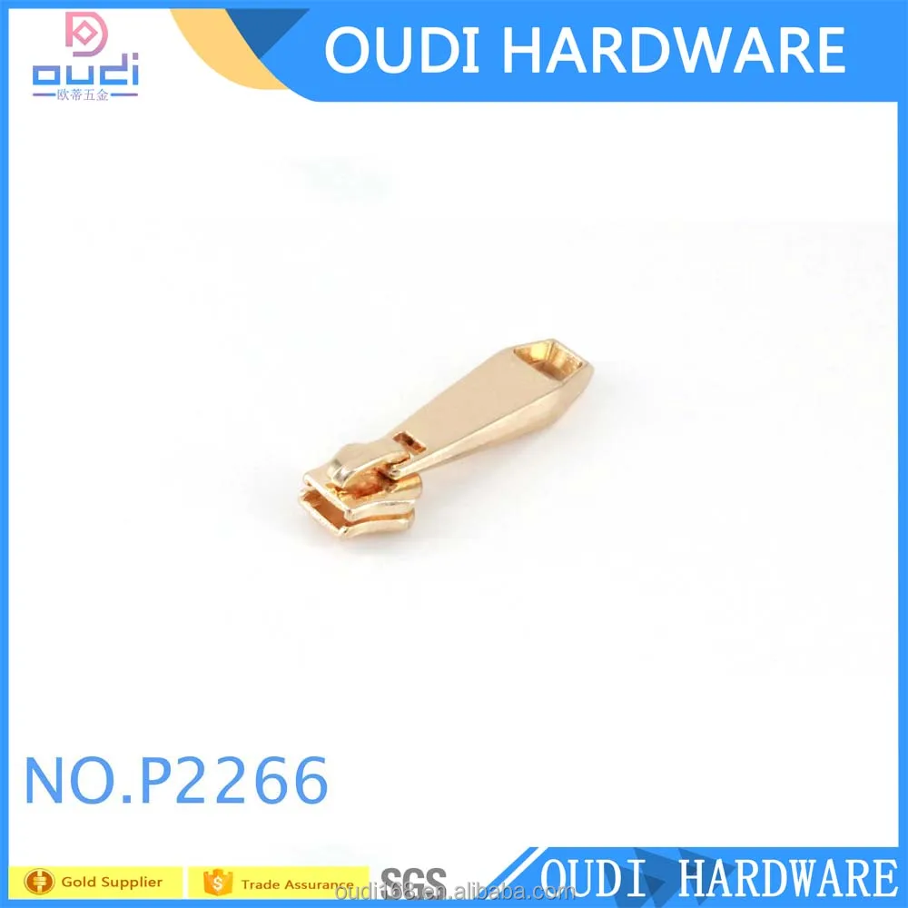 Специальная металлическая застежка-молния тянуть бронза и золото цвет