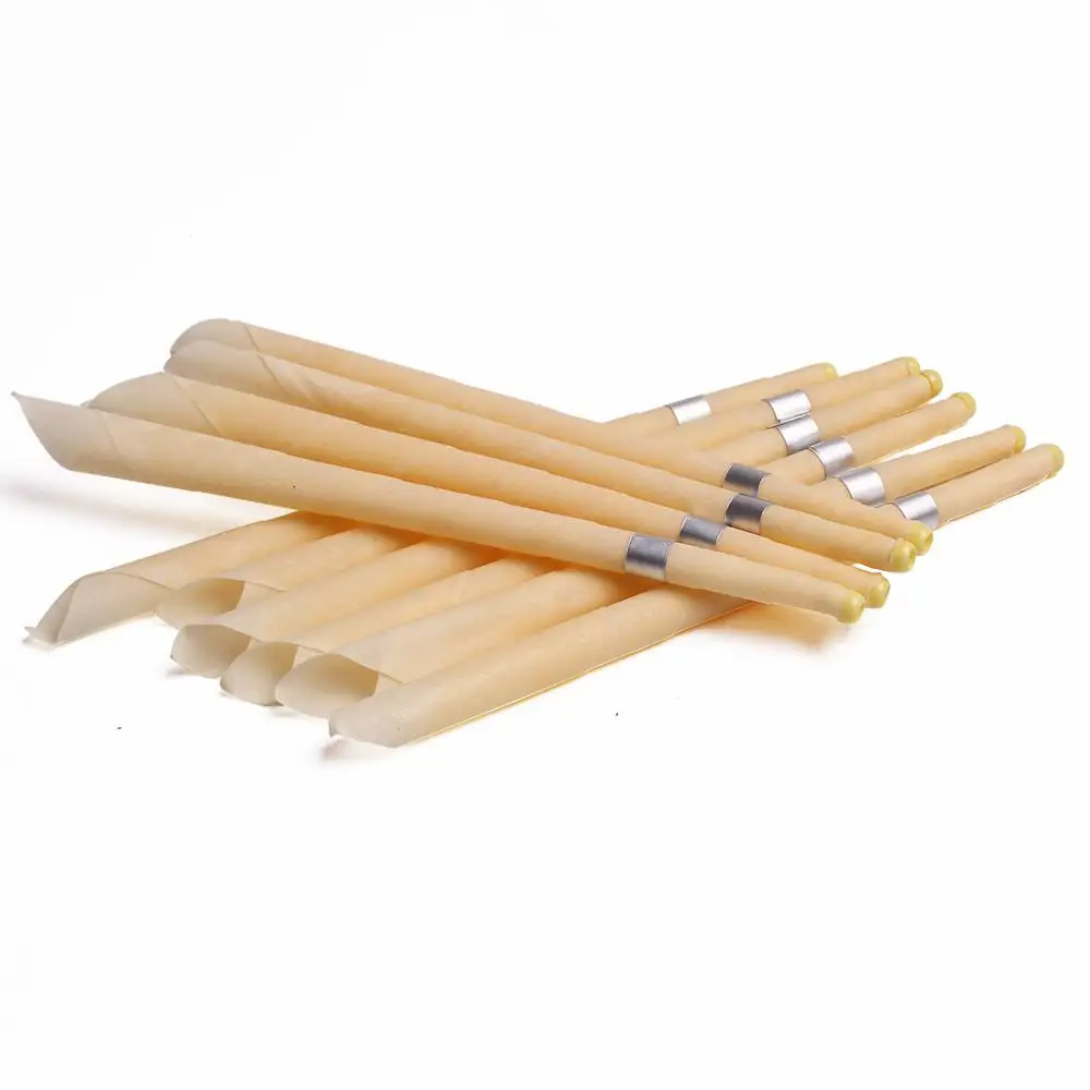 Высококачественная 100% натуральная Ушная свеча HOPI для удаления ушной воска, здоровая Ушная конусная свеча, Ушная свеча