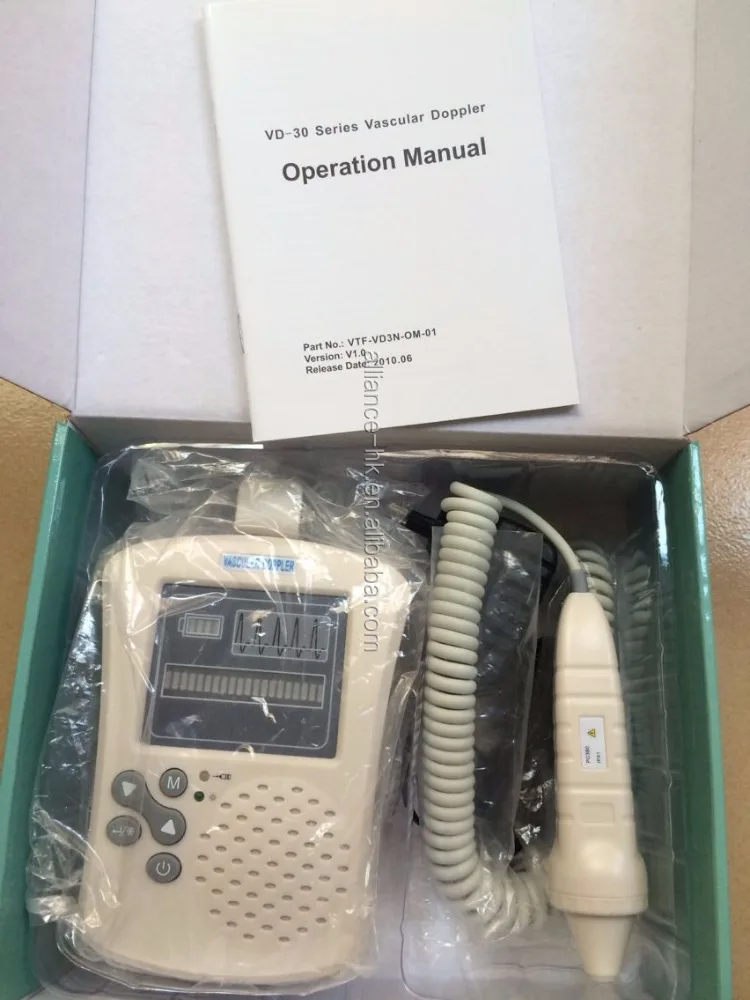 VD310 Black and white Vascular Doppler For Family,clinic, hospital