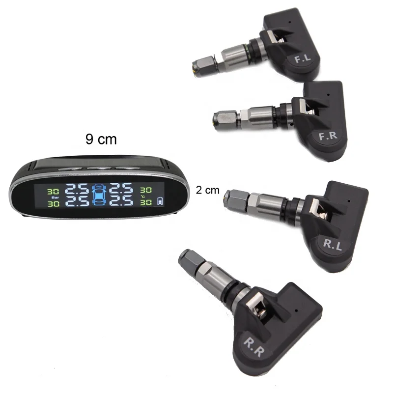 2019 TPMS Tire Pressure Monitoring System for Car with 4 Valve Sensors Internal