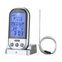 Amazon Hot Sale Wireless Instant Read Turkey Cooking Steak Thermometer Digital Meat Thermometers for BBQ and Oven
