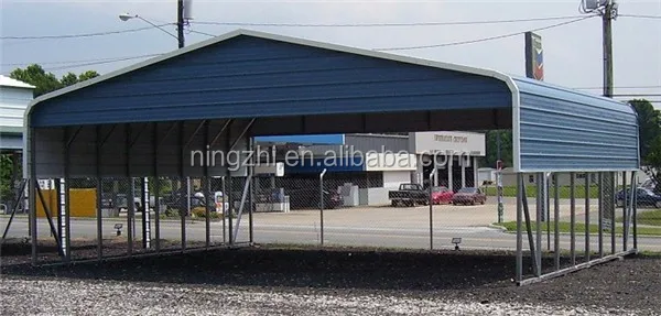 outdoor carport /prefab car shed/car barn factory