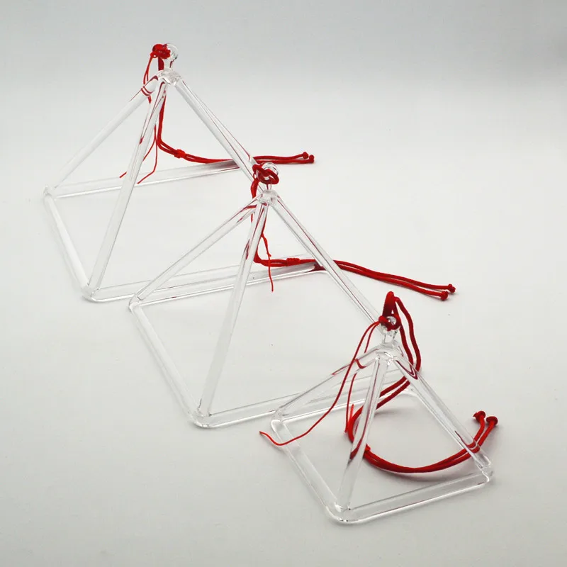 HF Meditation Quartz Crystal Singing Pyramid One Set For Musical Healing