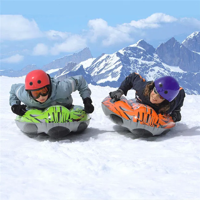 
high quality PVC inflatable snow tube, inflatable snow sled for sale 