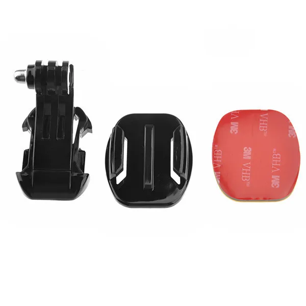 OEM Vertical J-Hook Buckle Mount + Flat Mount + Adhesive Sticker Kit For Gopro 8 7 6 5 Sport Camera Accessories