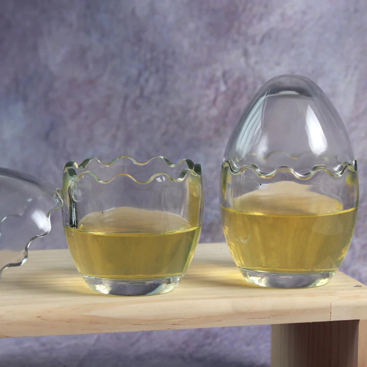 100ML 200ML  Egg Pudding Glass Jar  Candy Beverage Glass Gottle Pudding Jar