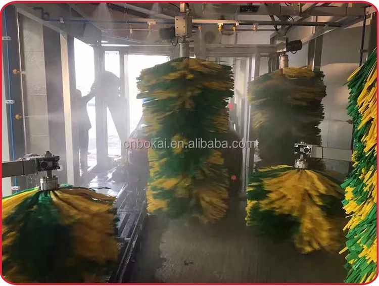 High Quality Hog Hair And Boar Bristle Water Flow Through Car Wash Brush Head