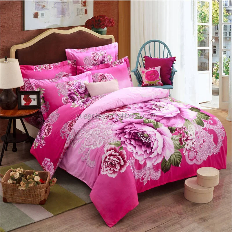 
Chinese generators supplier Polyester textile material fabric for bedsheet fabric set 