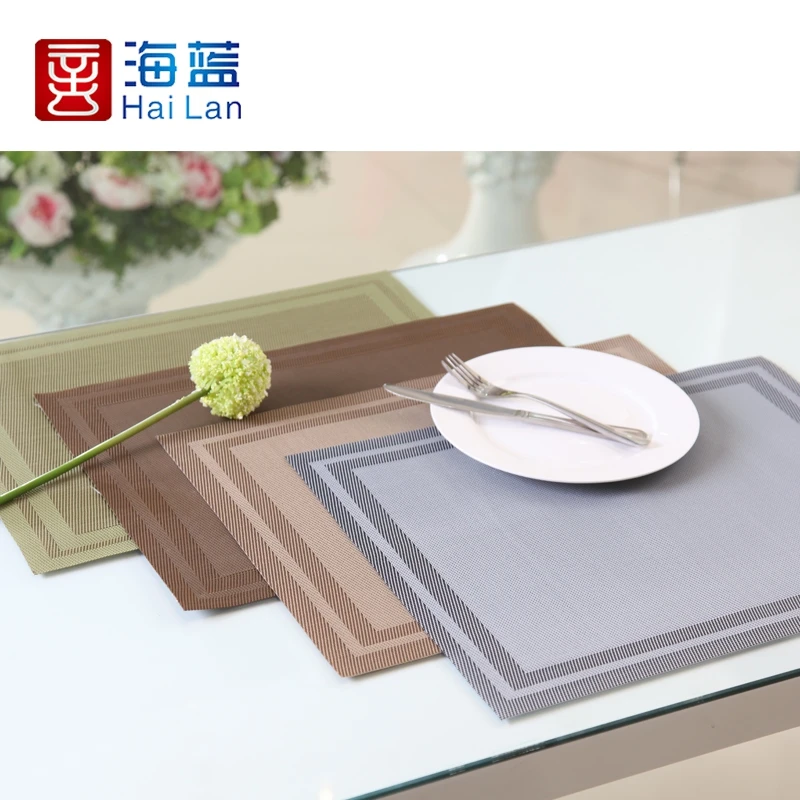 Family Use Christmas Felt Table placemat placemats Pvc With