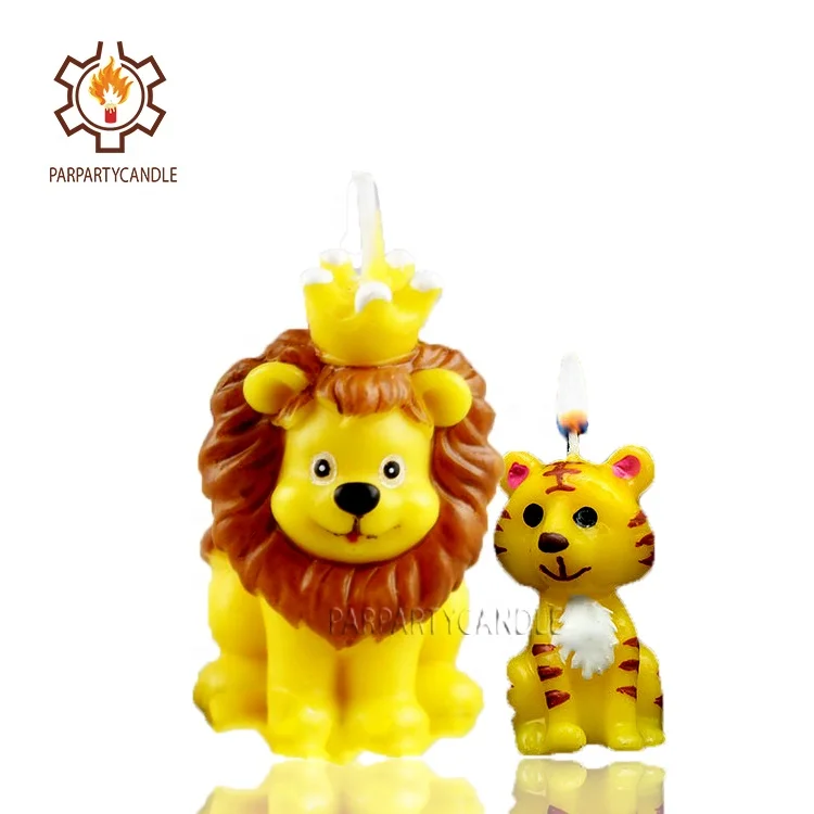 
Custom Ashland Beeswax Birthday Party Bride And Groom Aroma Art 3 Wick Animal Apple Cactus Cake Candle 