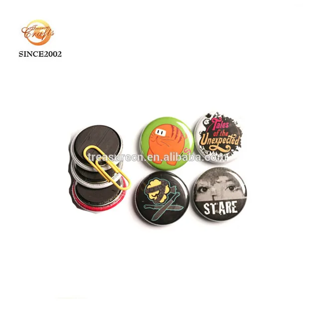 blank button round tinplate metal lapel pin badge