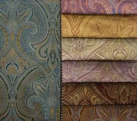Beautiful woven jacquard upholstery fabric for back cushion and sofa