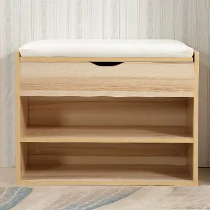 Home Center Design Wooden Shoe Cabinet