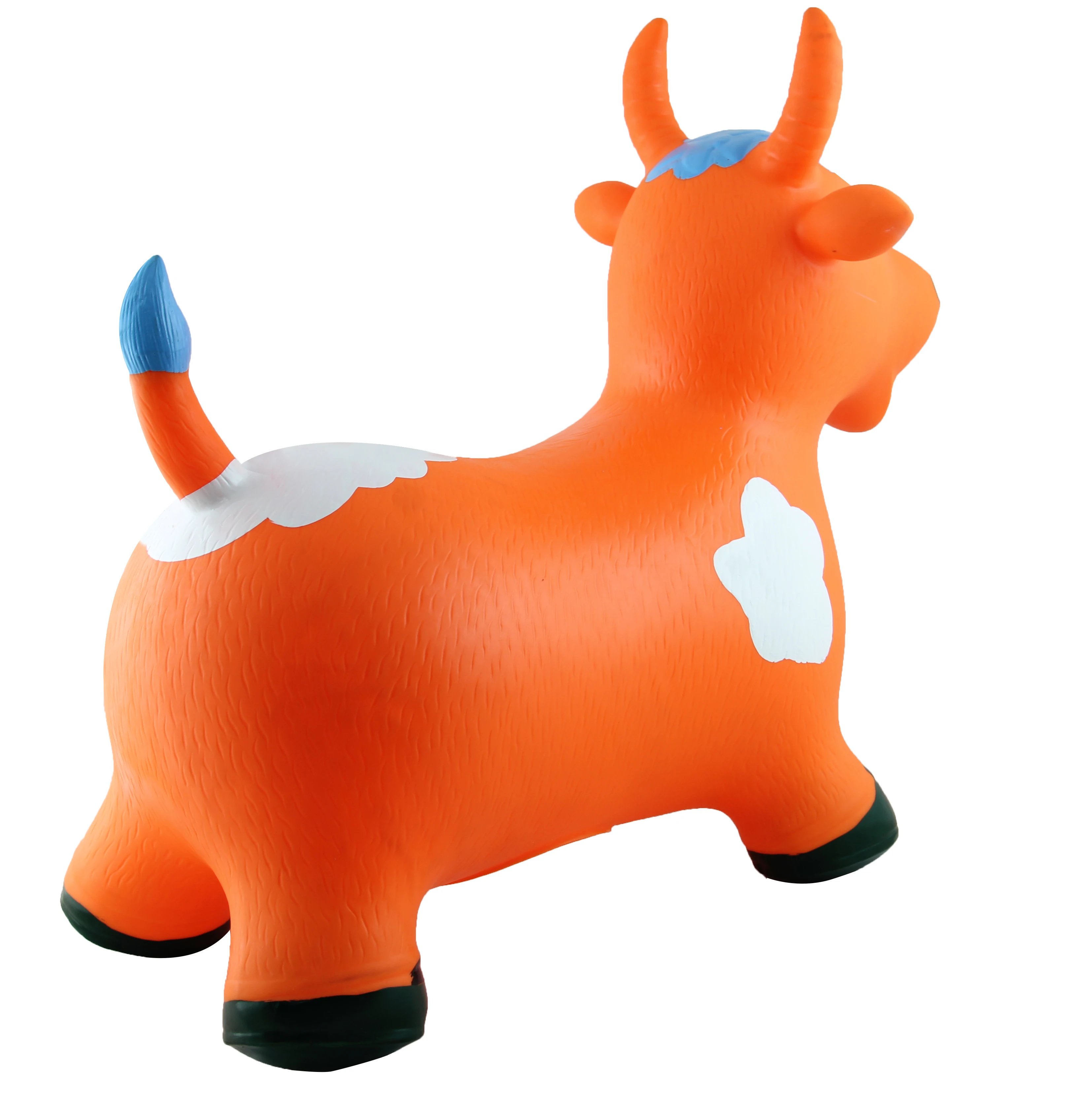 Inflatable Eco-friendly PVC material Ride-on Animal hopper Painting Cow indoor & outdoor toys