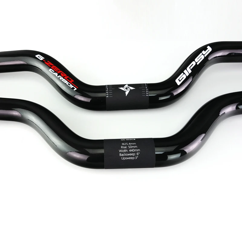 Gipsy G-ZERO GS-603CB углерода 50 мм велосипедный вынос руля подъемная арматура, беспедальный велосипед руля