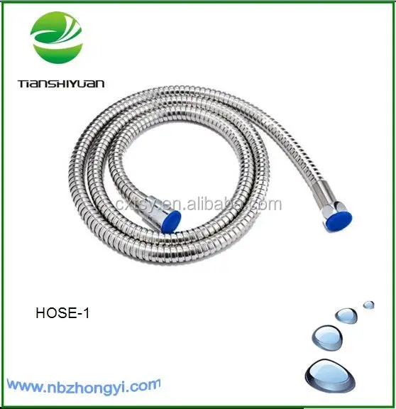 
double lock stainless steel flexible extension shower hose 