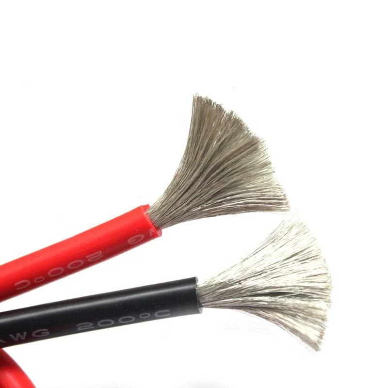 red color high flexible 18awg silicone wire awm 3135 wire