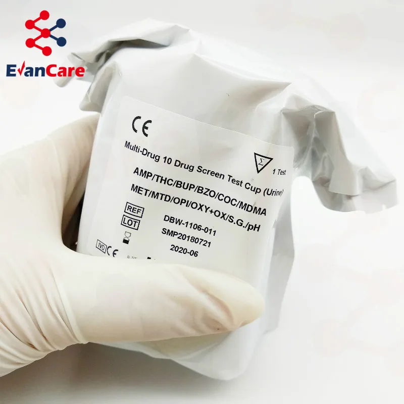 
OEM and ODM test/urine kit/Pre-employment screening urine drug test kit with CE ISO CLIA FSC 