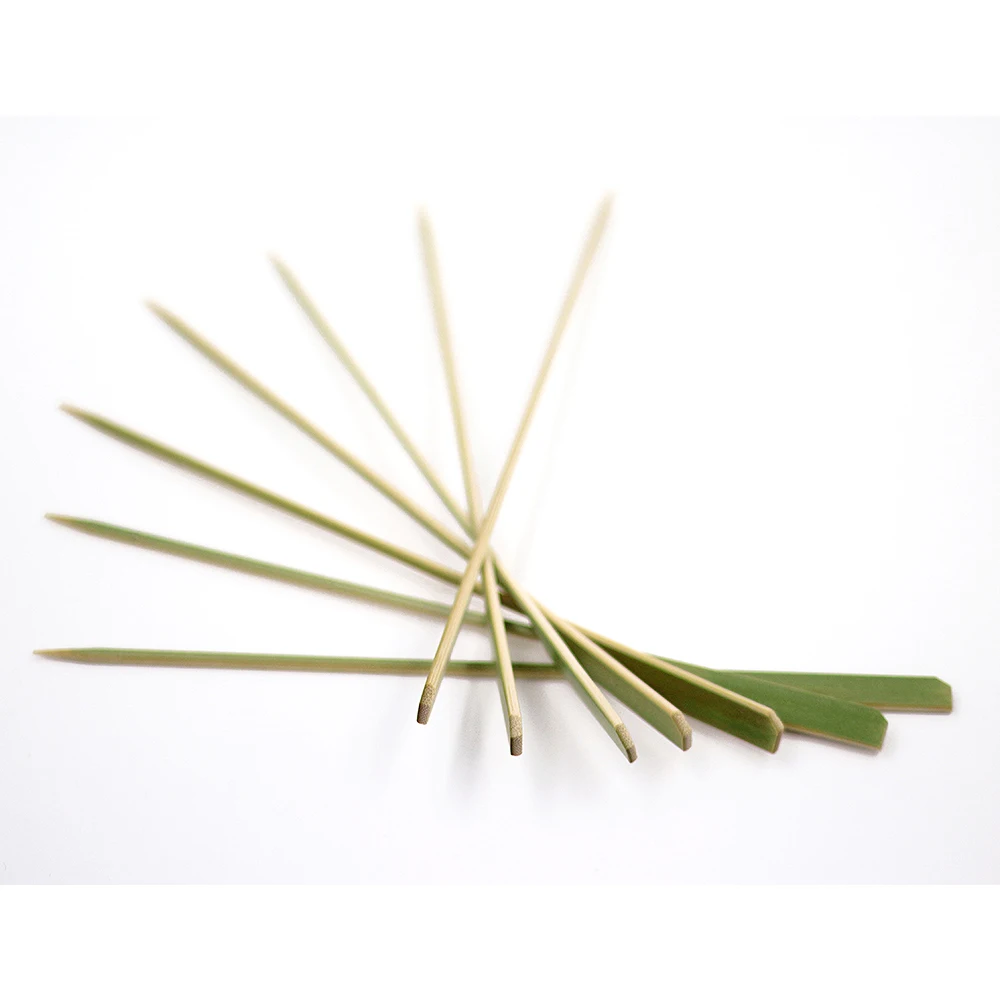 1 Bag Barbecues Bamboo Stick Bbq Steak Wooden Meat Vegetable Skewer