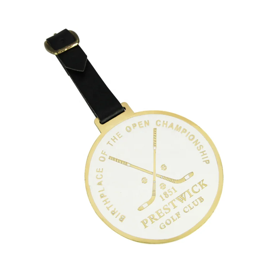 Custom metal logo baggage tag bang tag bag tag