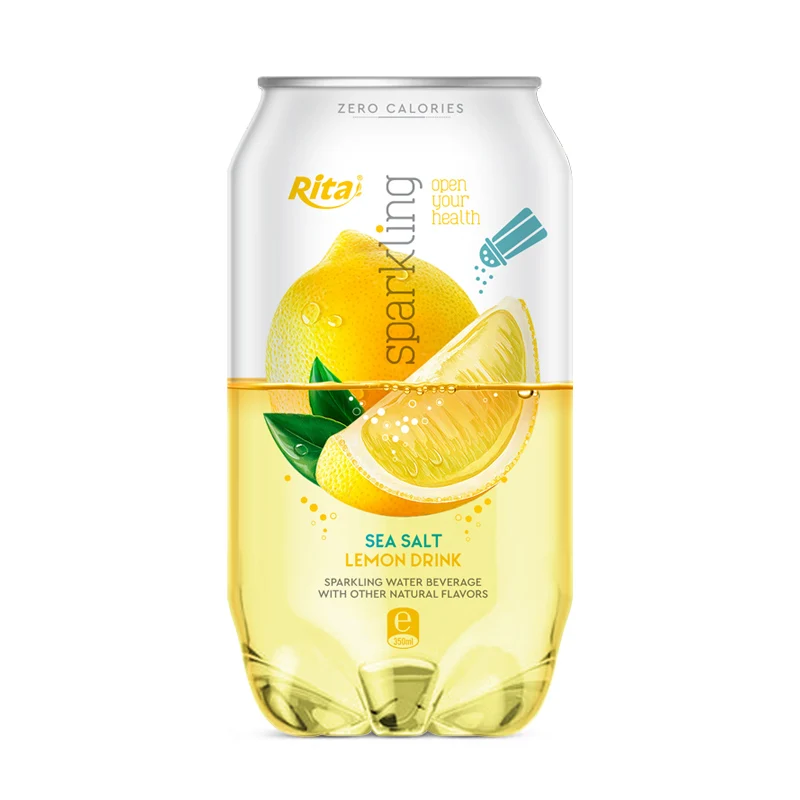 
350mL Pet Can Natural Sparkling Drink Lemon Flavor  (62143387476)