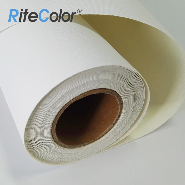 320gsm Pigmented Digital Printing Poly Cotton Canvas Roll for Canon iPF8000S / IPF8400S, Matte Printing Canvas