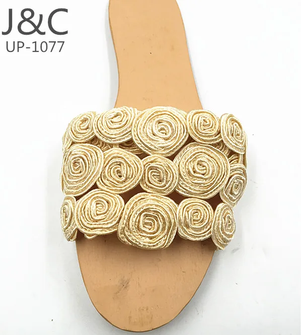 
Europe and America literary fresh ladies sandals upper 