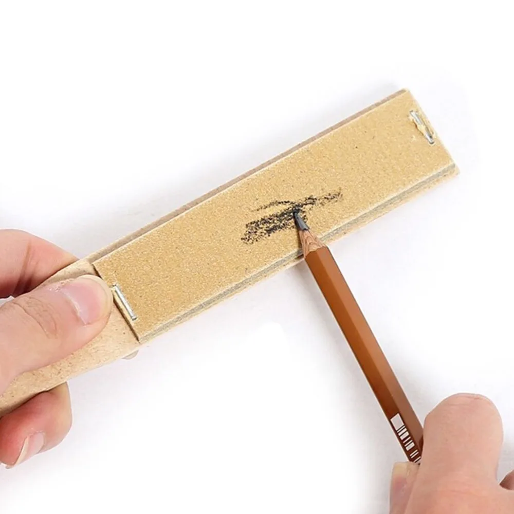 Art Painting Sandpaper Block For Pencil Sharpening Sketch Sandpaper Pencil Pointer Drawing Tool School Sets