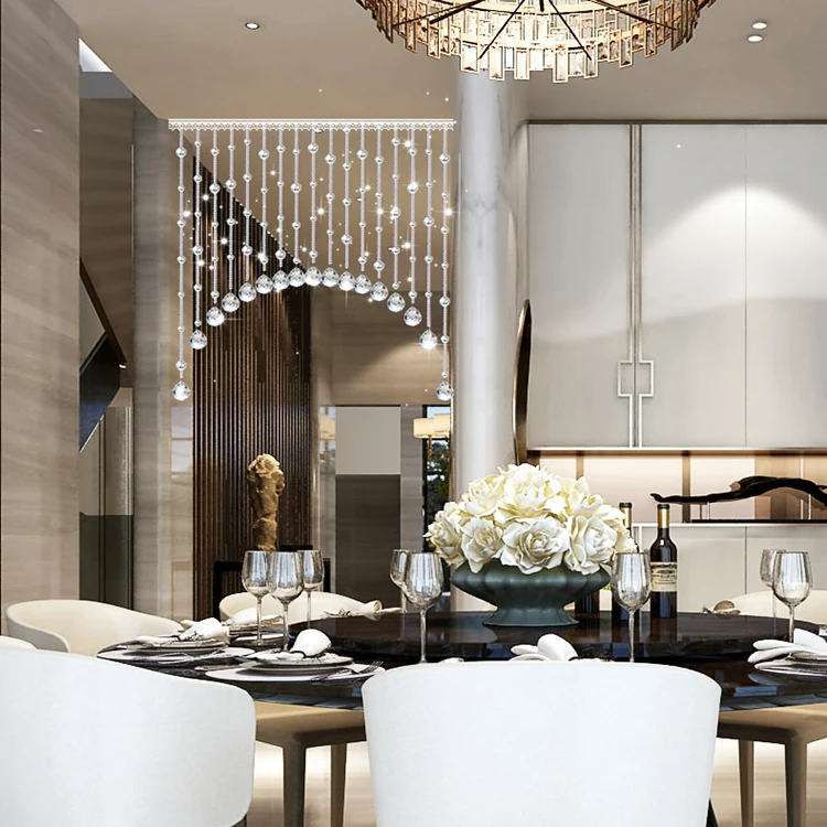 Crystal Crafts Ball Chain Room Curtain Crystal Curtain