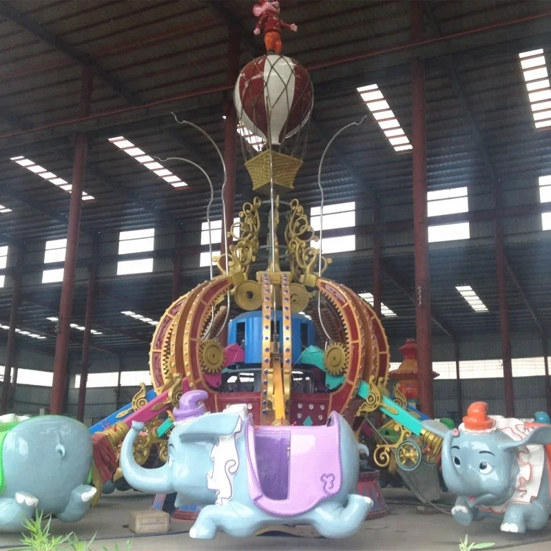 BAOLURIDES Flying elephant kids play park amusement park game