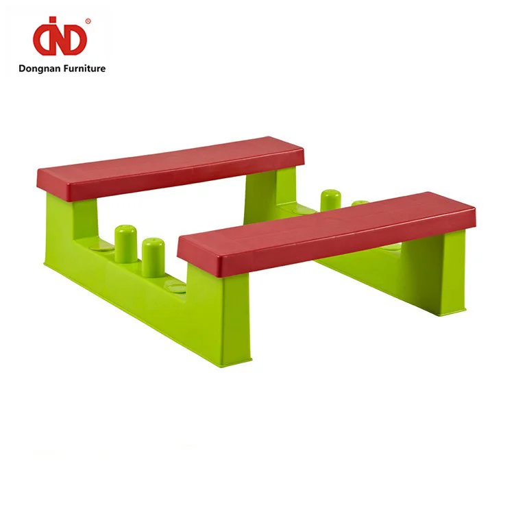 Hot Sale Plastic Play Children Kids Folding Table Set