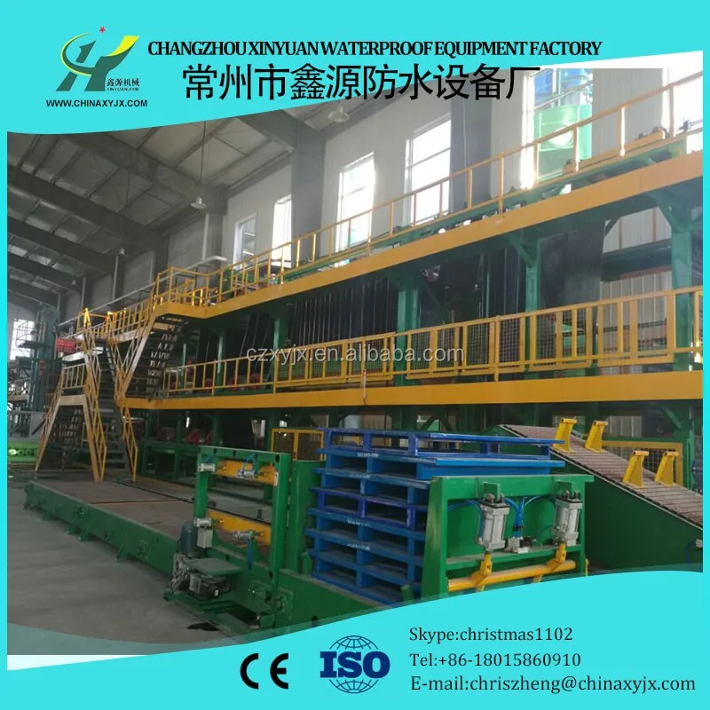 Asphalt SBS modified bitumen waterproofing rolls for roofing machinery and equipment