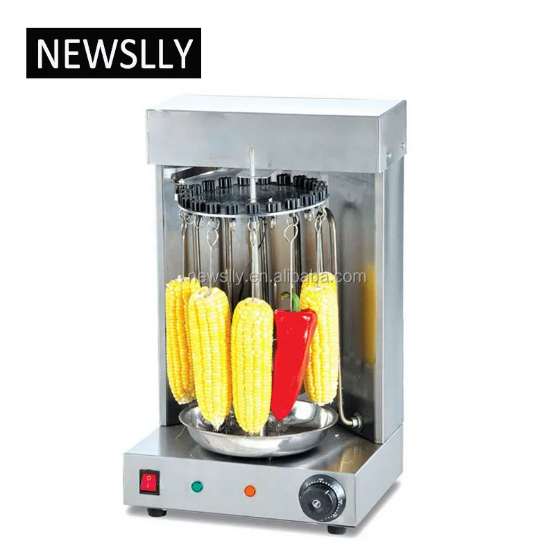 Electric roatary mutton string roaster kebab grill stainless steel corn roaster